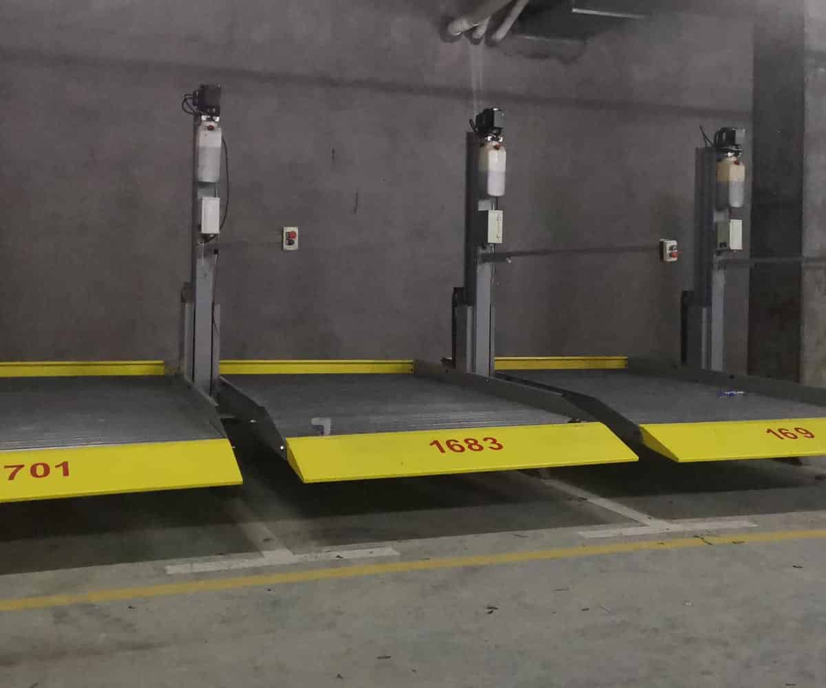 大方上下升降機械停車場安裝