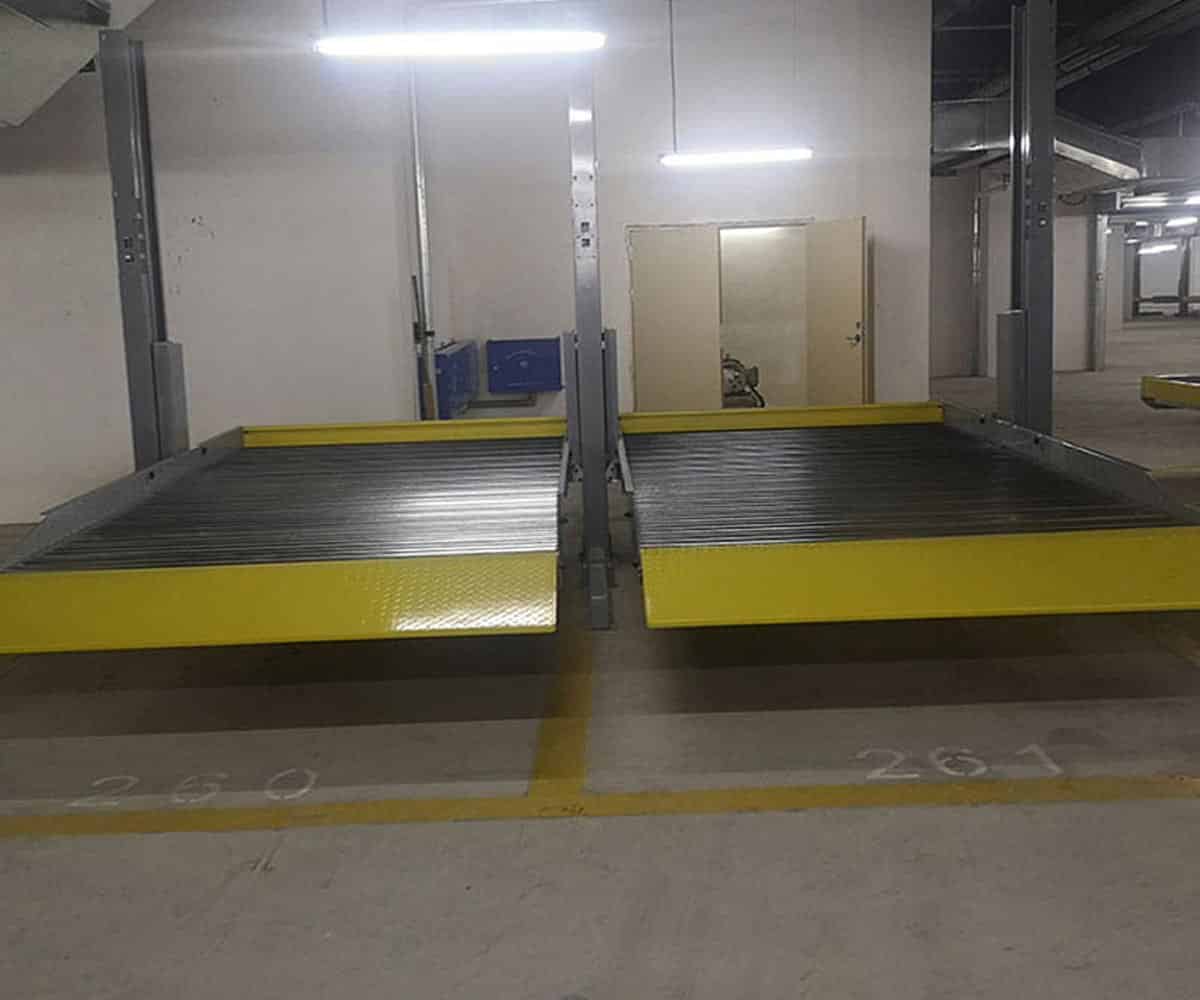 紫云雙層升降橫移機械式停車位維保