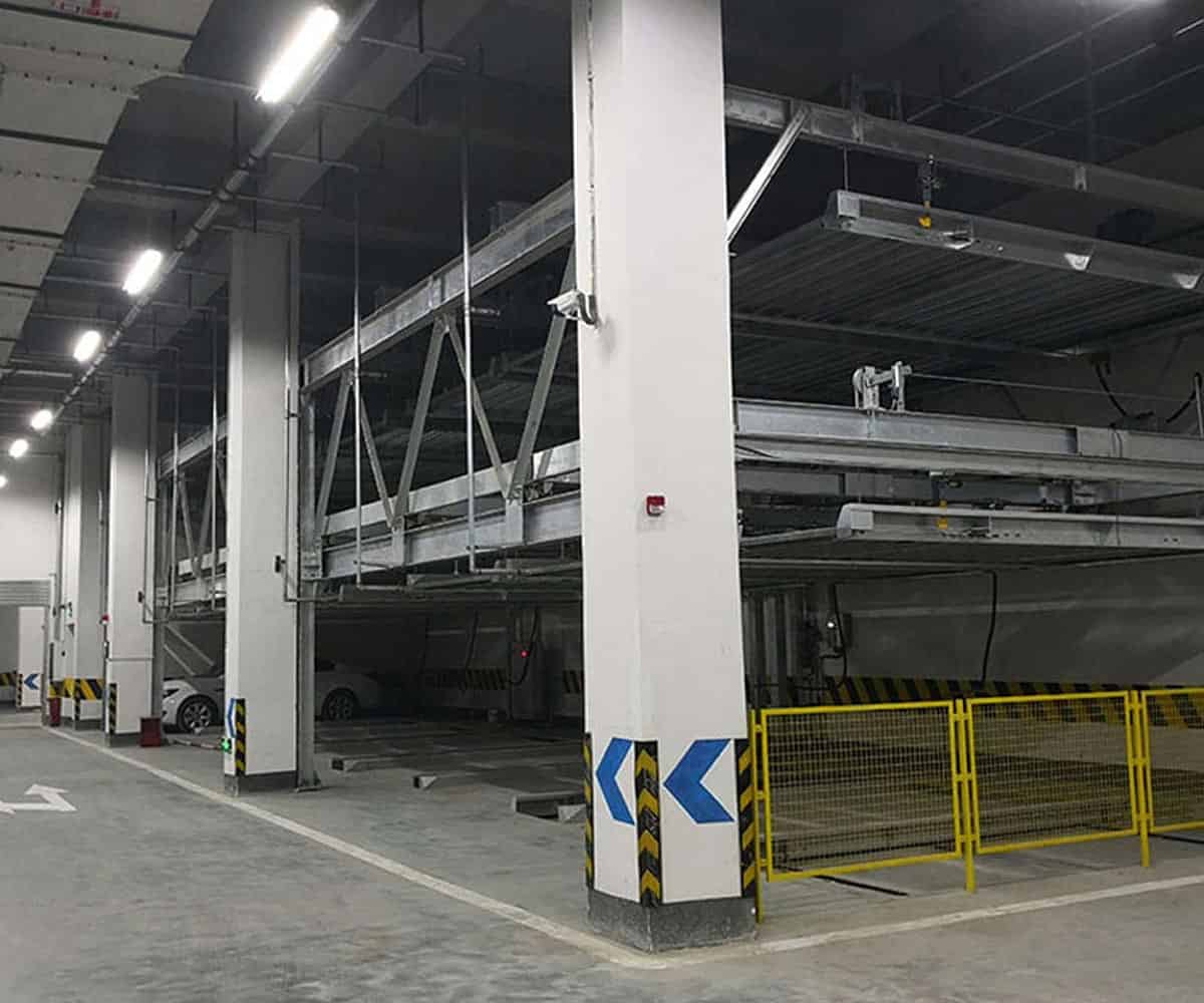 錦屏兩層升降橫移立體車庫停車設備短租