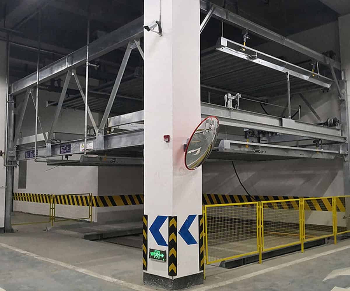 甕安四柱升降式立體停車位過規(guī)劃