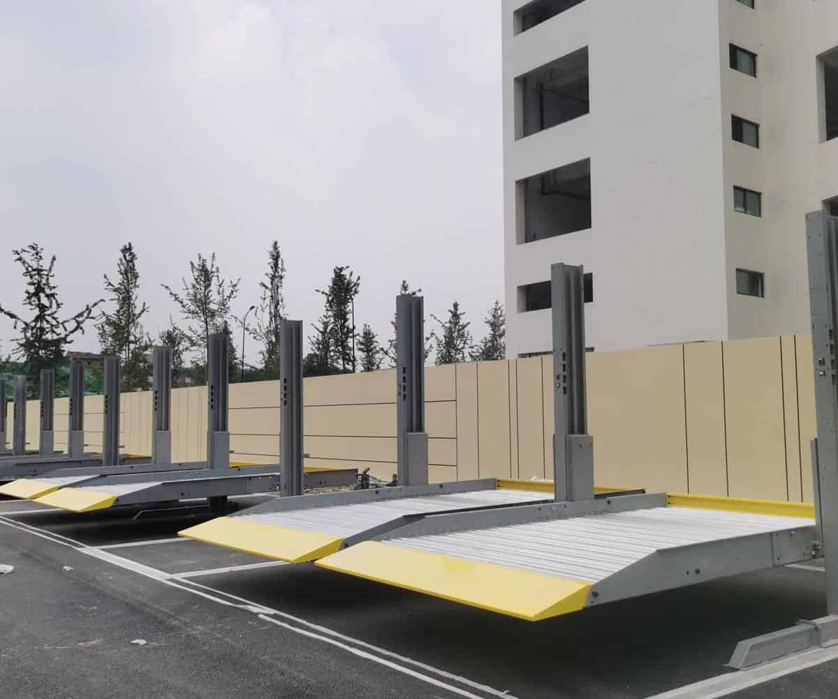 思南雙柱立體停車場回收