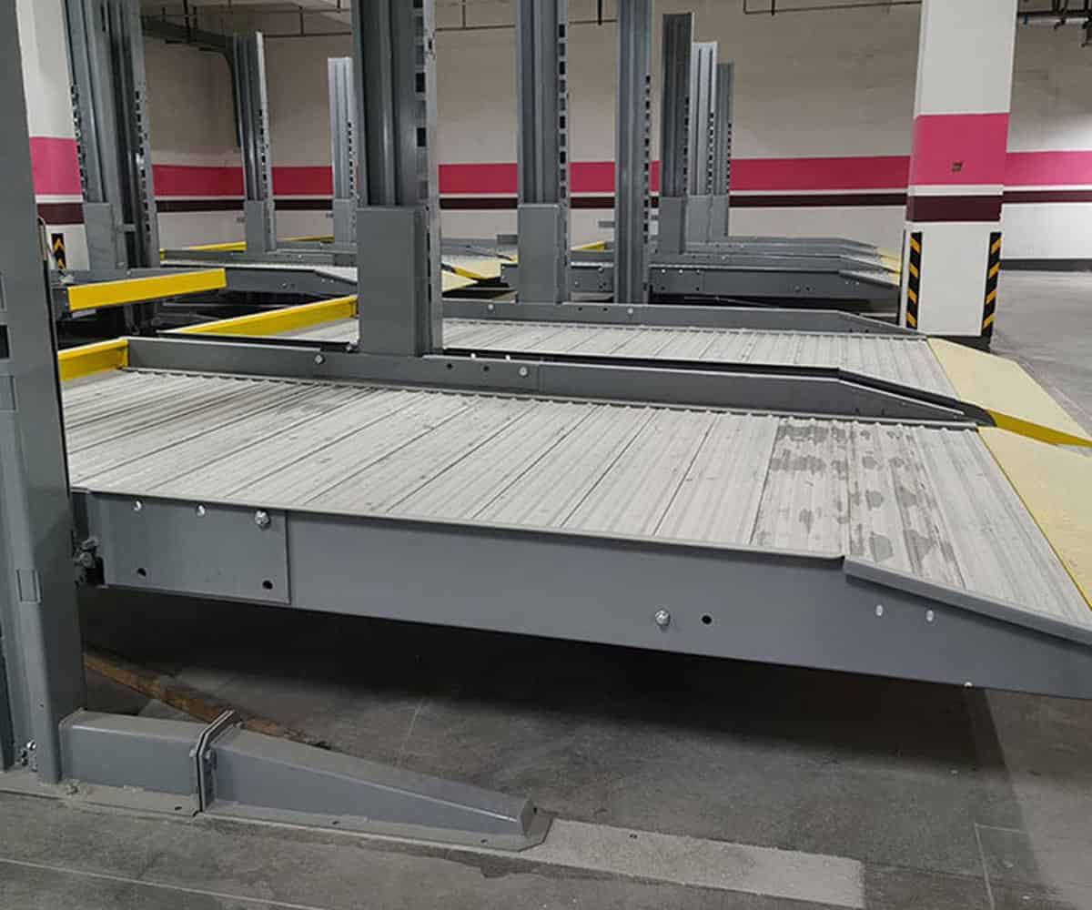 荔波兩層升降平移機械式停車設備改造