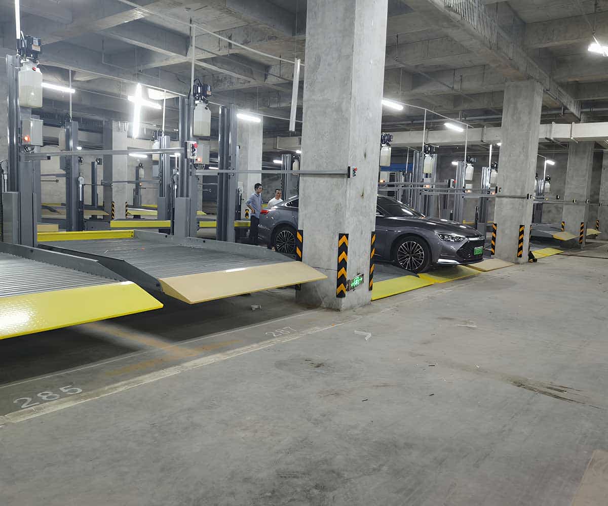 龍里簡易式機械式停車庫有多少噸鐵