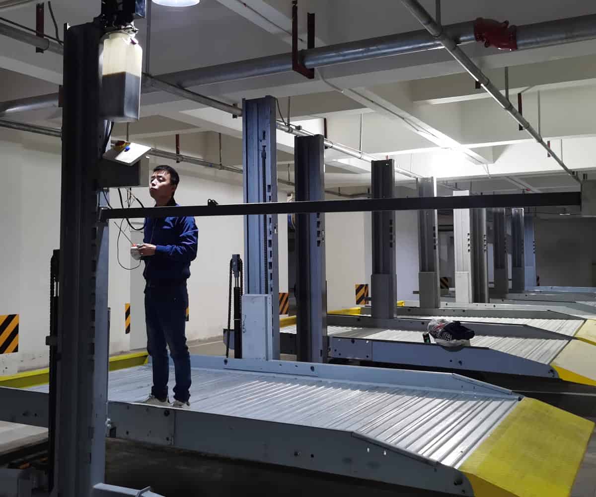 道真俯仰簡(jiǎn)易升降式機(jī)械車庫