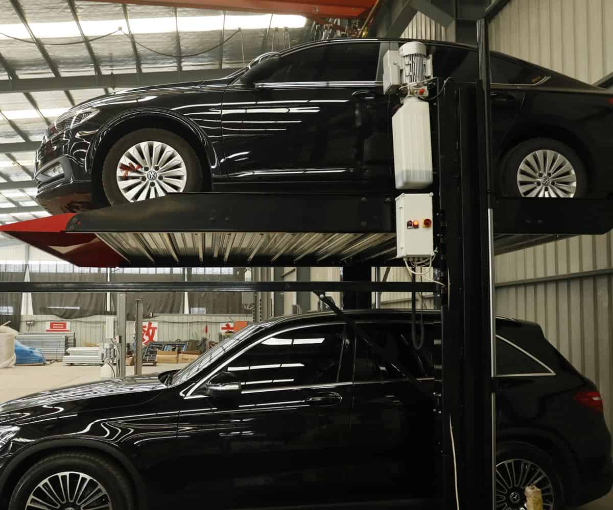 四柱式機械車庫