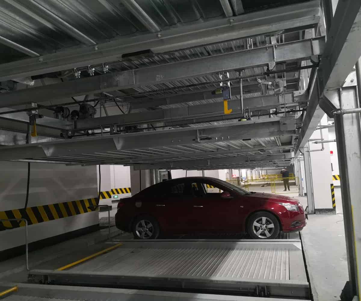 正安負一正一地坑式二層升降橫移式機械車庫